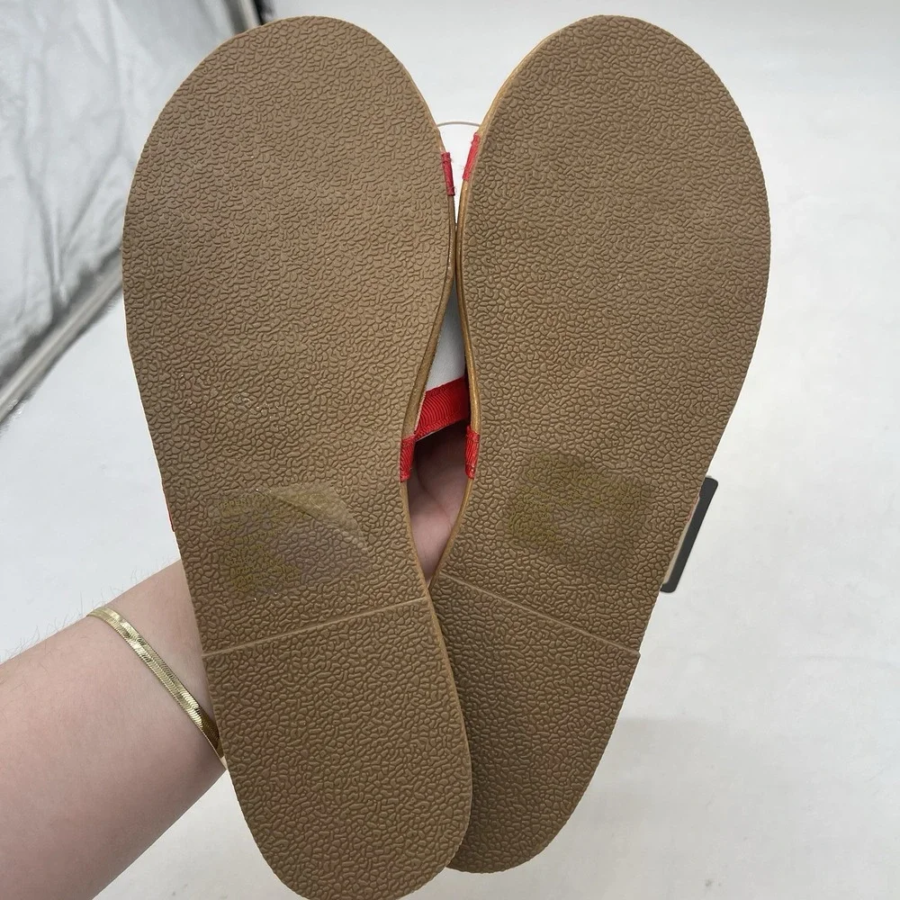 Louisville Cardinals Campus Flip Flop Sandals Slides Womens 7 Slip On
